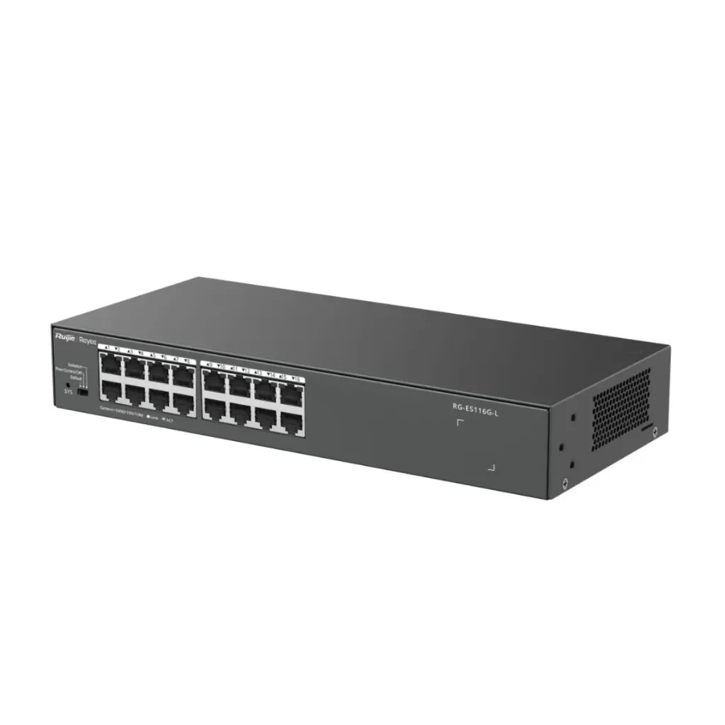 [00000096] Bộ chia mạng Switch Ruijie RG-ES116G-L