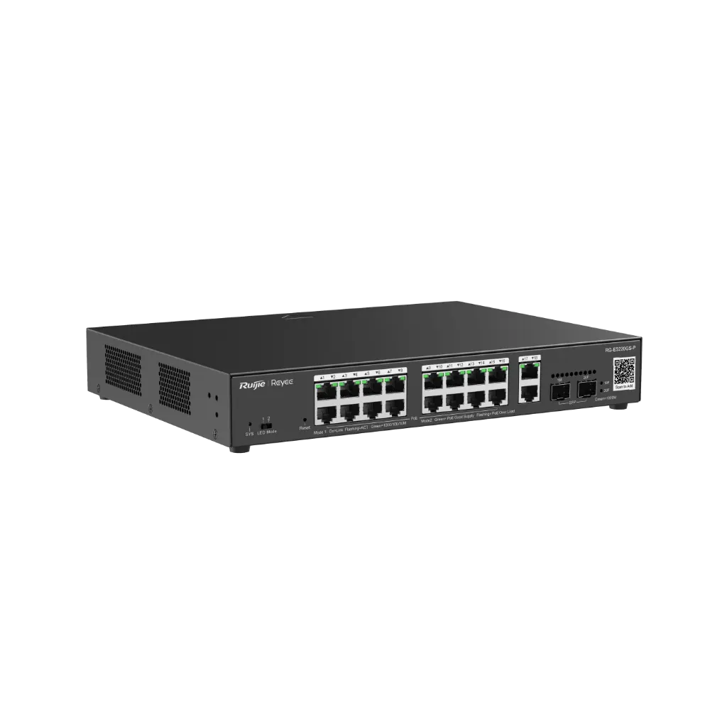 Switch PoE Ruijie RG-ES220GS-P 16 Port 1000Mbps