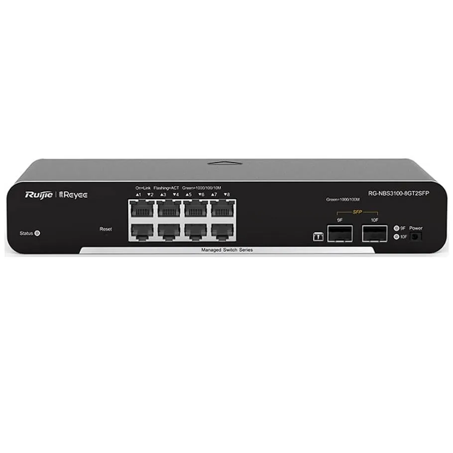 Switch Ruijie RG-NBS3100-8GT2SFP 8 Port 1000Mbps