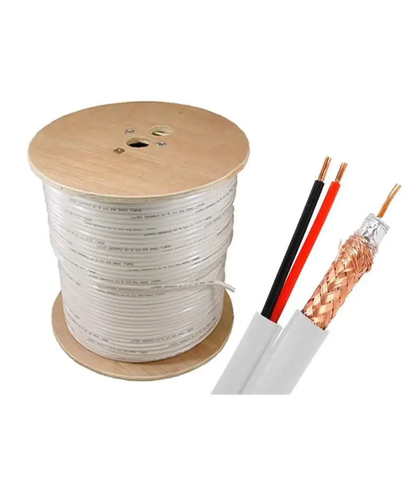 Cáp đồng trục kèm nguồn Unisat RG6+2C (305m)