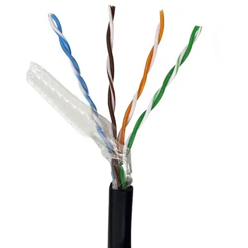 Cáp mạng Vcom Cat 5e UTP 24AWG 4PRS PE (m)