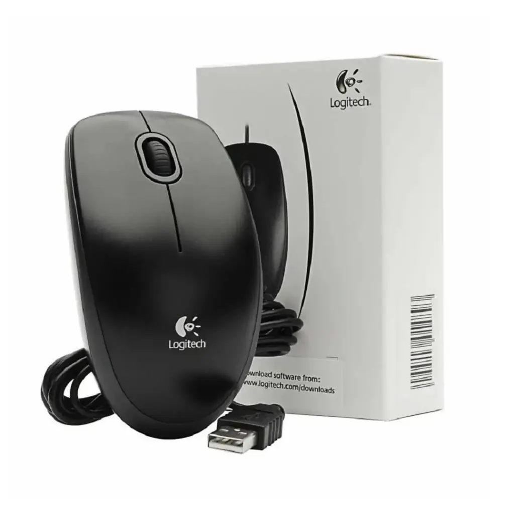 Chuột có dây Logitech B100