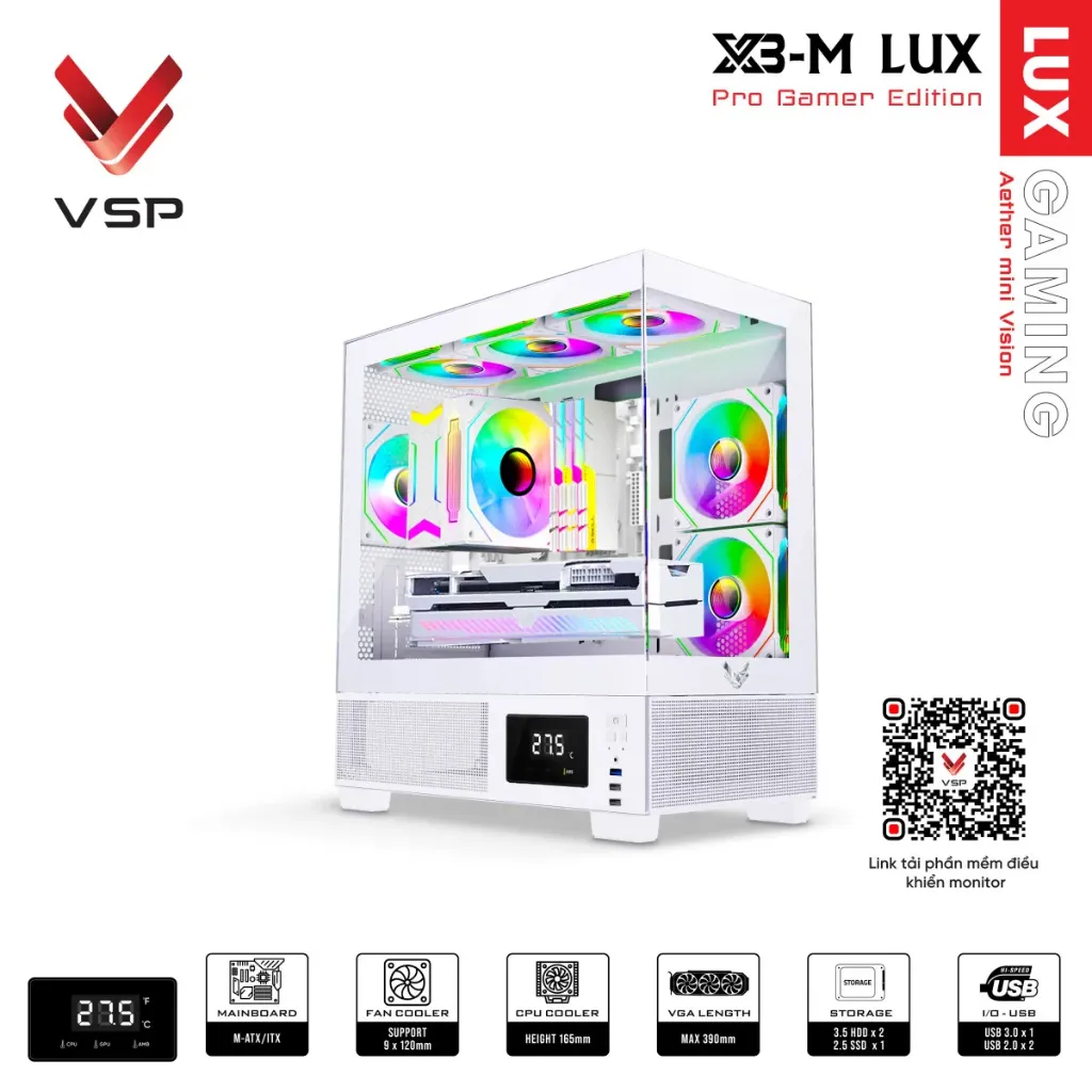 Case VSP X3-M Lux White
