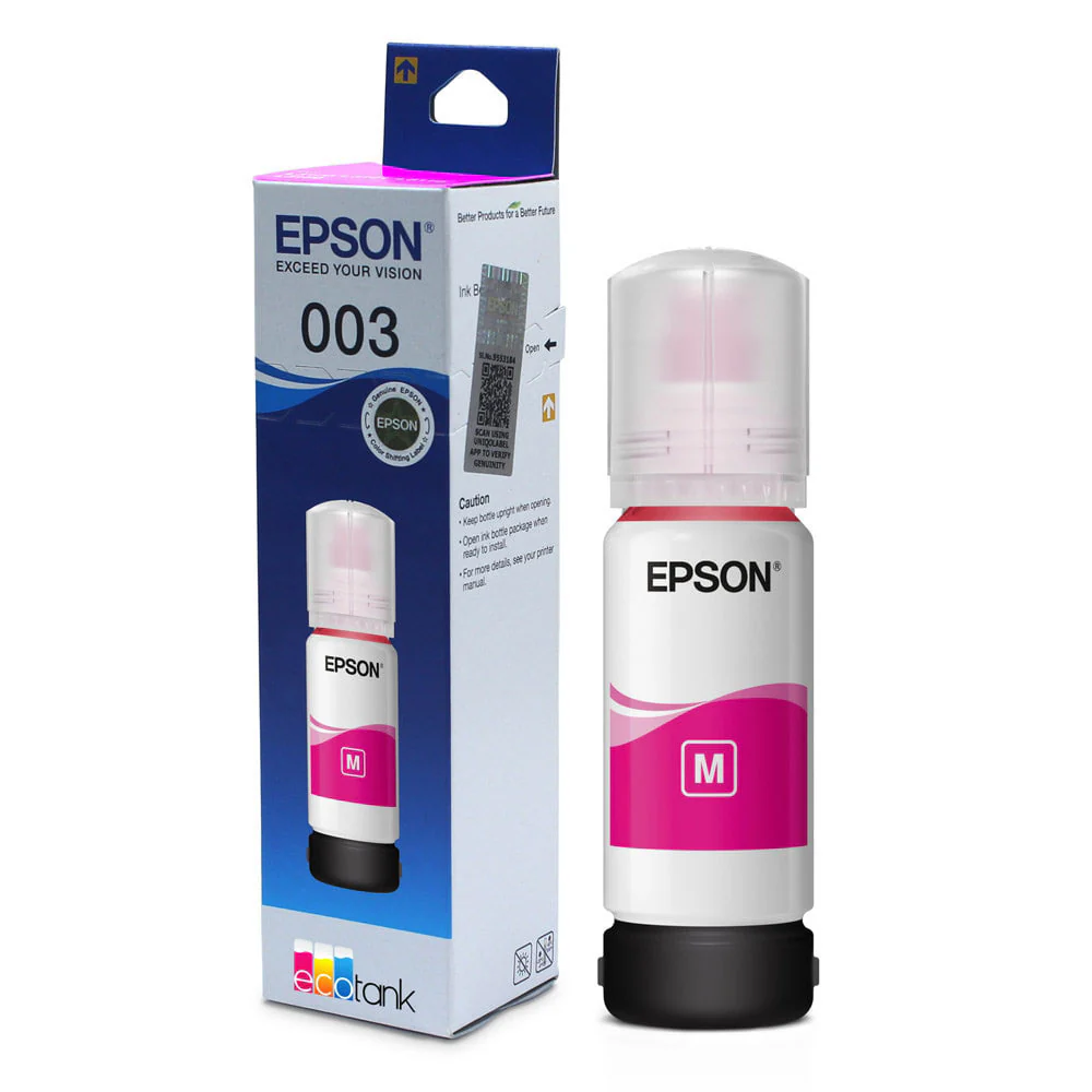 [00000308] Mực in Epson 003 (C13T00V300) đỏ