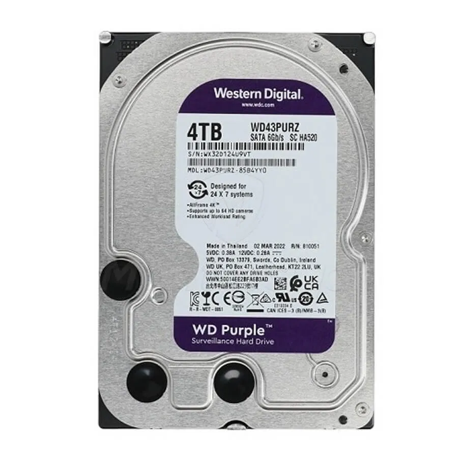 Ổ cứng HDD Western Purple 4TB WD43PURZ