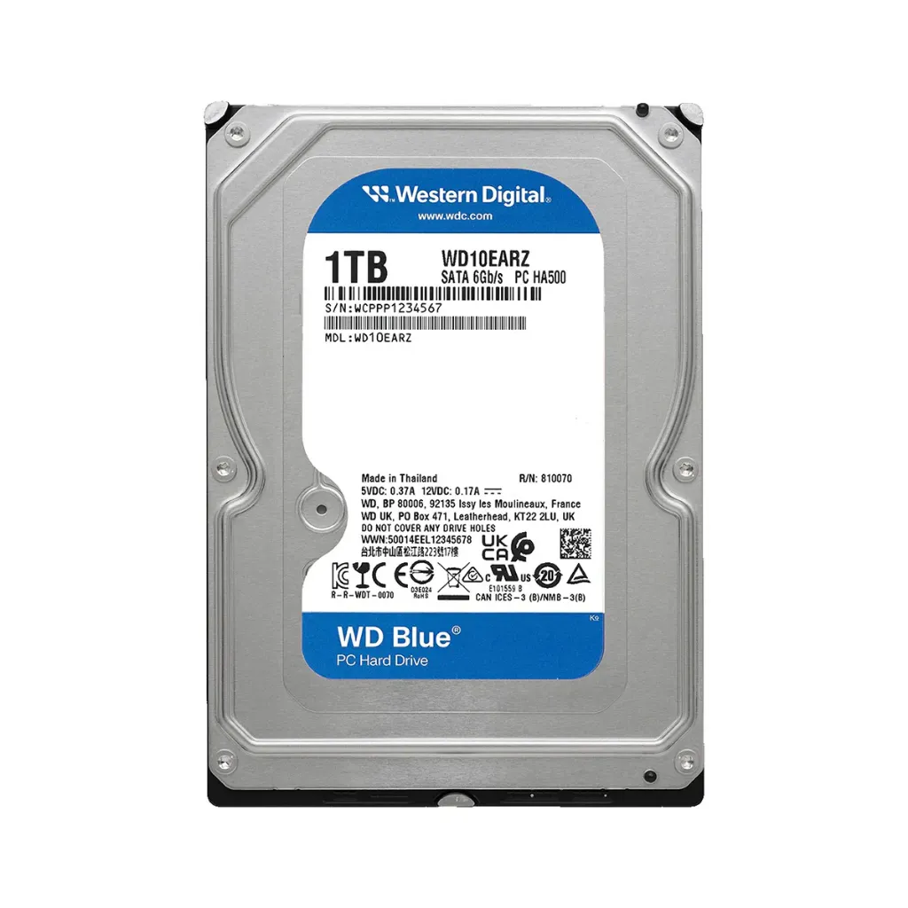 Ổ cứng HDD Western Blue 1TB WD10EARZ