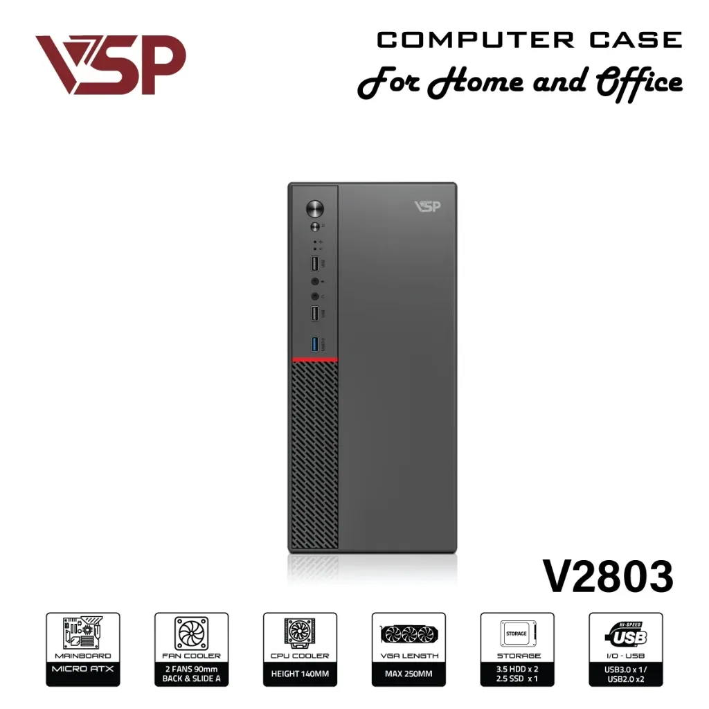 [00000419] Vỏ thùng máy Case VSP V2803
