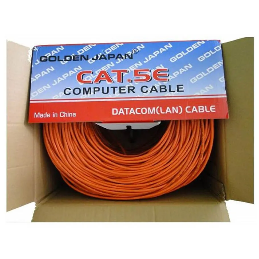Cáp mạng Golden Japan Cat 5e UTP CCA PVC