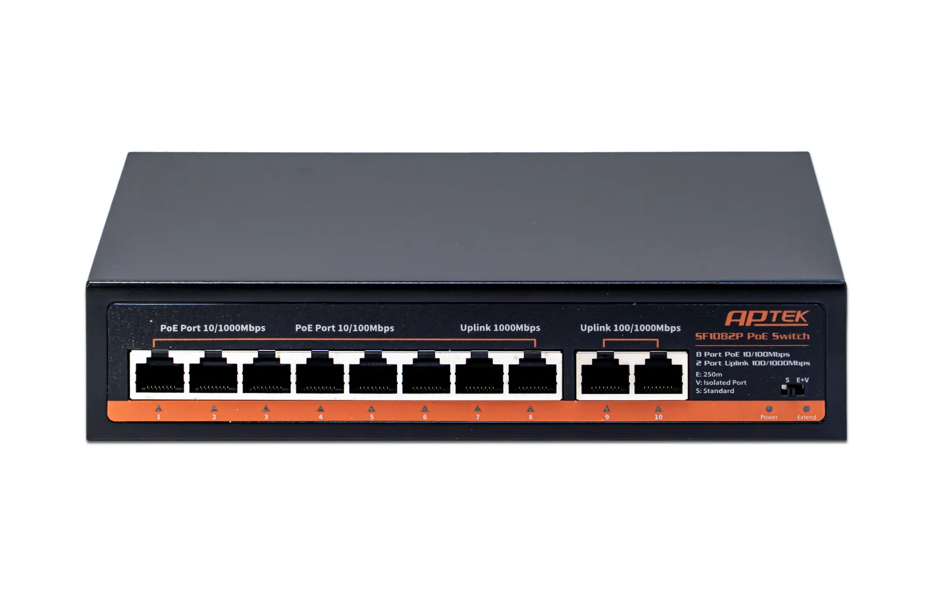 Switch PoE APTEK SF1082P 8 Port 100Mbps