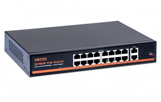 Switch PoE APTEK SF1162P 16 Port 100Mbps