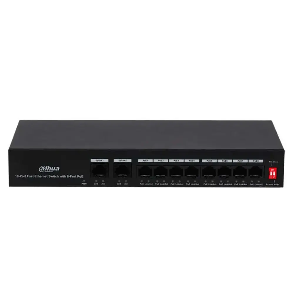 Switch PoE Dahua DH-PFS3010-8ET-65