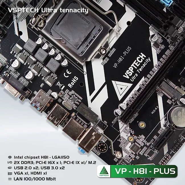 Mainboard VSPTECH VSP H81 Plus