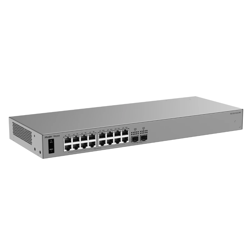 Smart Managed Switch Ruijie RG-ES216GC2MS 16 Port 1000Mbps