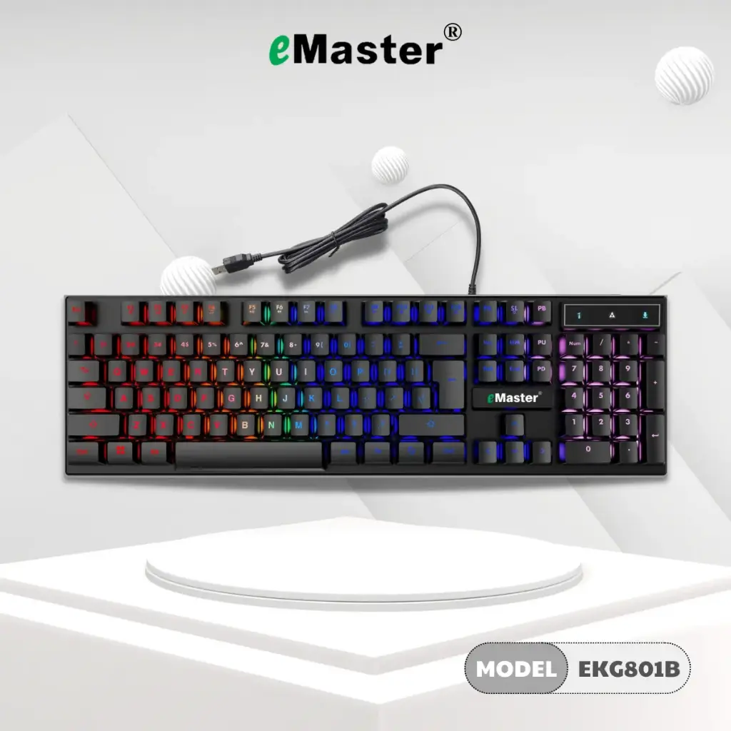 Bàn phím Led Emaster EKG801B
