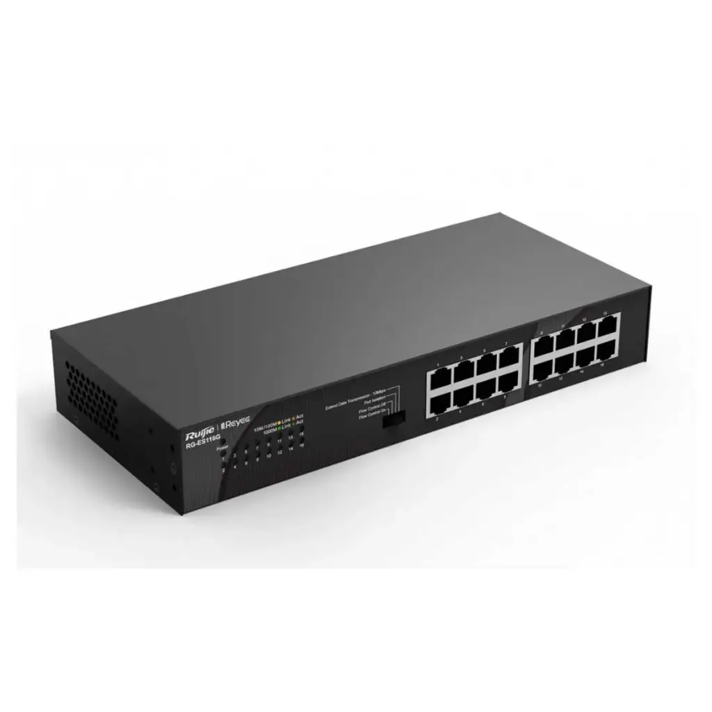 Bộ chuyển mạch Switch Ruijie RG-ES116G 16 Port Gigabit