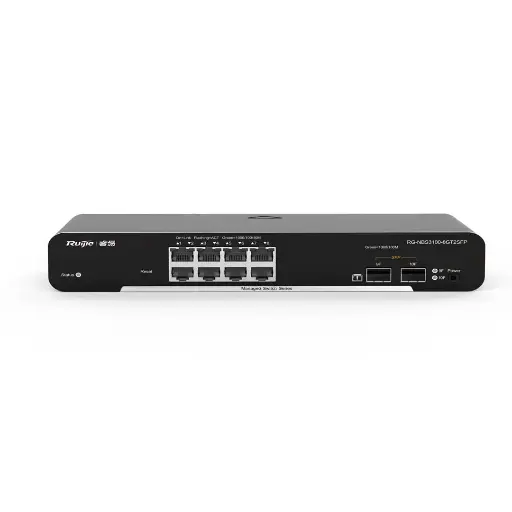 Bộ chuyển mạch Switch Ruijie RG-NBS3100-8GT2SFP 8 Port Gigabit