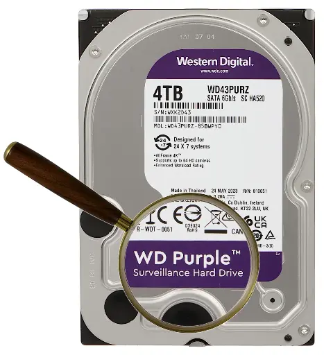 [LKMT] Ổ cứng HDD 4TB Wetern Purple WD43PURZ