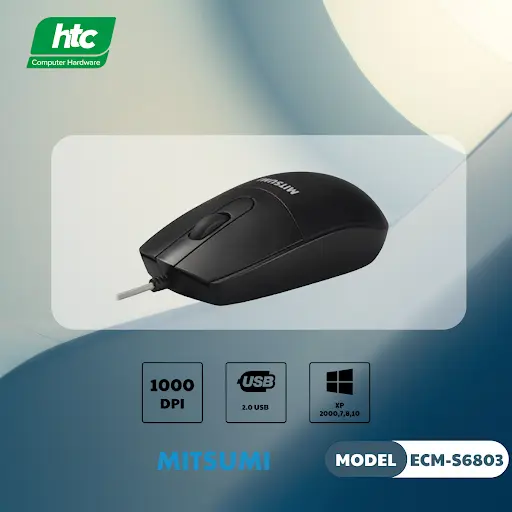 [00000265] Chuột có dây Mitsumi ECM-S6803