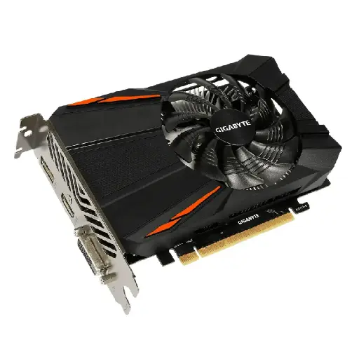 [00000571] Card màn hình VGA Gigabyte GTX 1050 Ti 4G DDR5 (GV-N105TD5-4GB) cũ