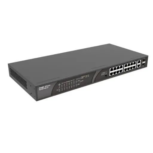 Switch PoE Ruijie RG-ES118S-LP 16 Port 100Mbps